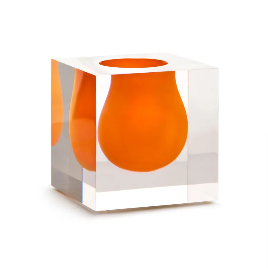 Orange Mini Scoop Vase | Jonathan Adler Bel Air