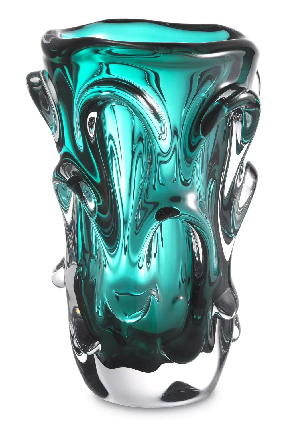 Organic Shape Glass Vase L | Eichholtz Aila
