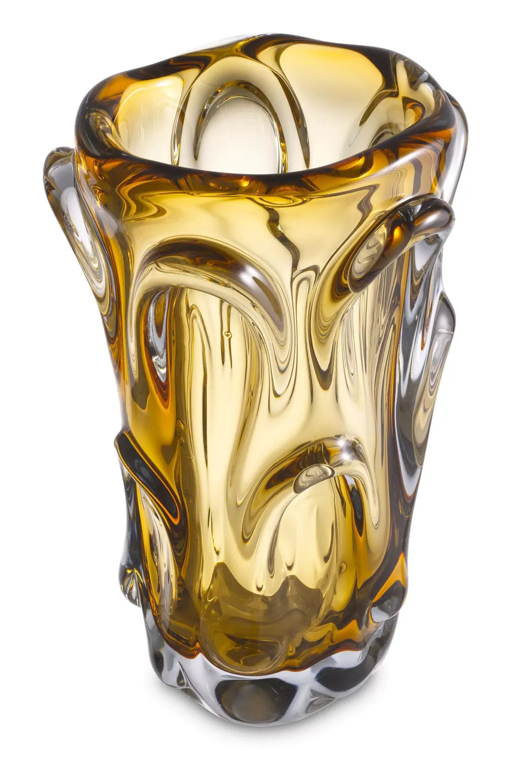 Organic Shape Glass Vase L | Eichholtz Aila