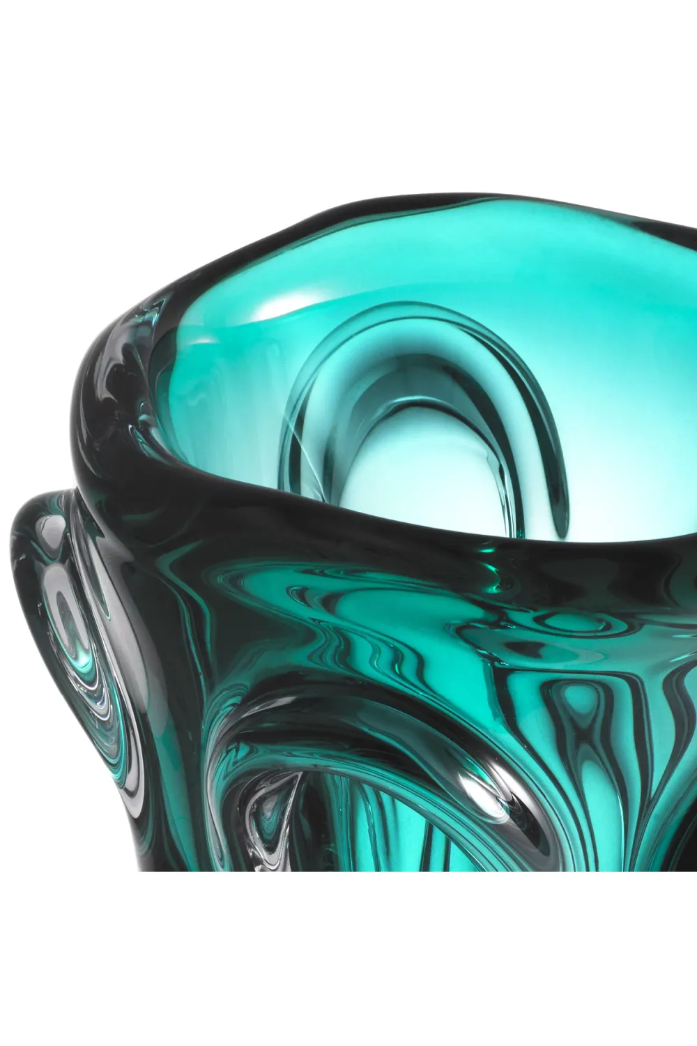 Organic Shape Glass Vase L | Eichholtz Aila