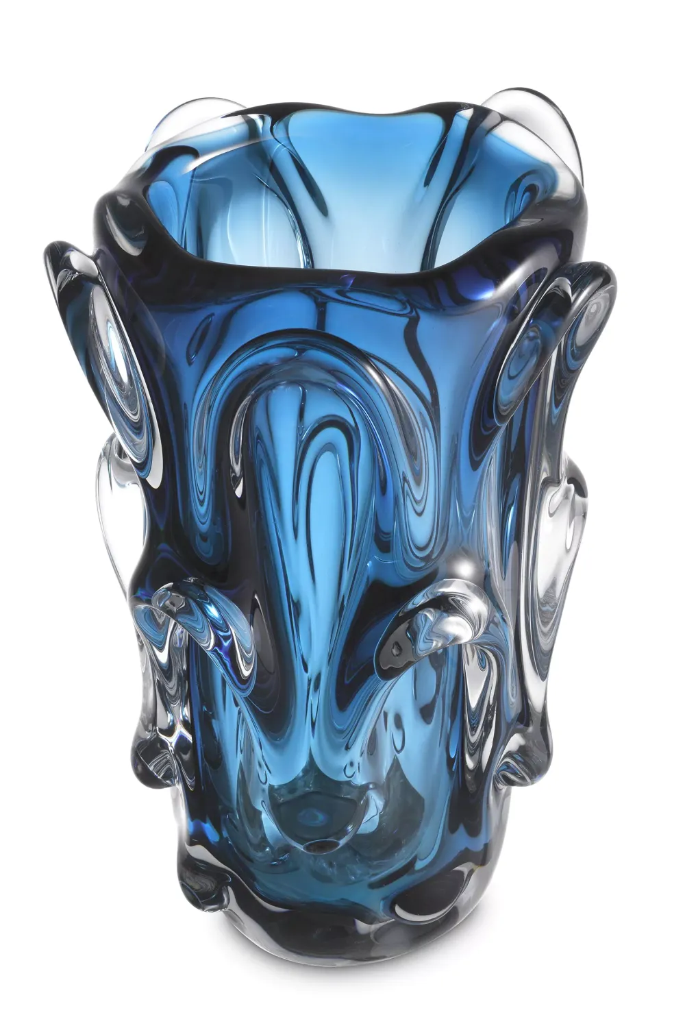 Organic Shape Glass Vase L | Eichholtz Aila