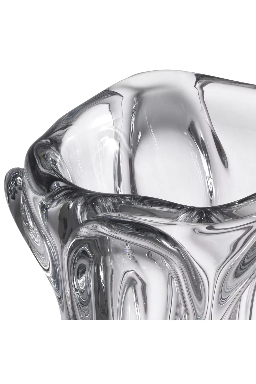 Organic Shape Glass Vase L | Eichholtz Aila