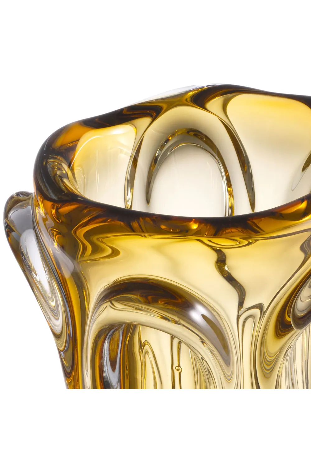 Organic Shape Glass Vase L | Eichholtz Aila