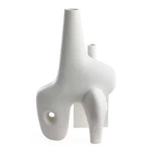 Organic-Shaped Porcelain Vase XXL | Jonathan Adler Paradox Vase,Glass Vase