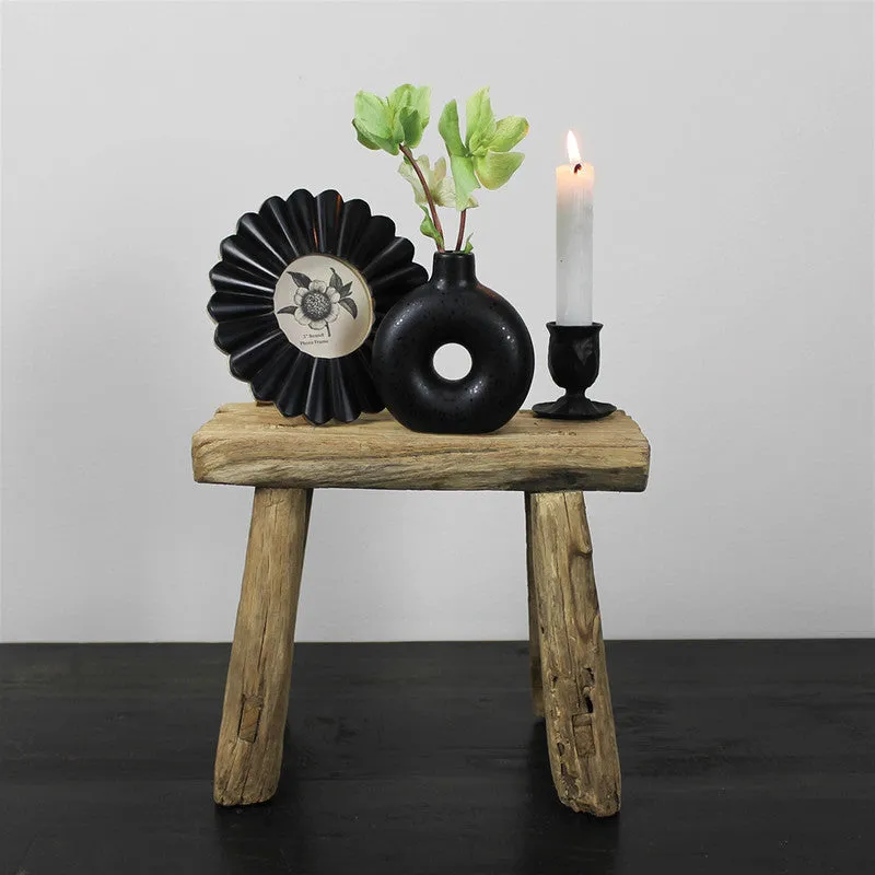Orie Vase, Ceramic, Matte Black