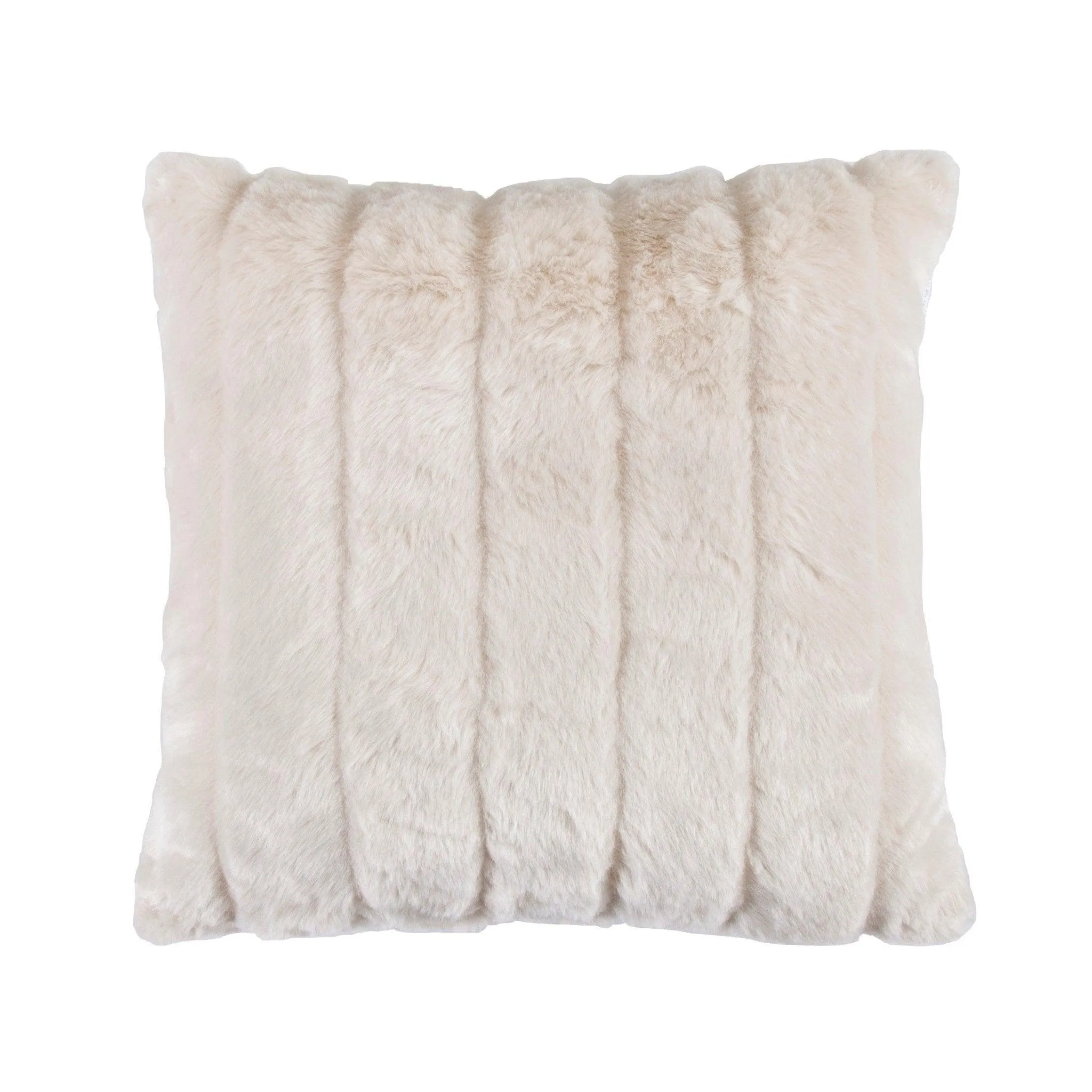 Oversized White Mink Throw Pillow storage cart, utility cart