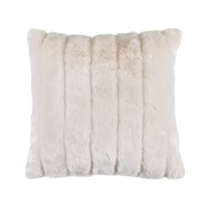 Oversized White Mink Throw Pillow storage cart, utility cart