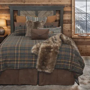Oxford Plaid Duvet Set American Made Luxury Bedding luxury bedding, duvet cover