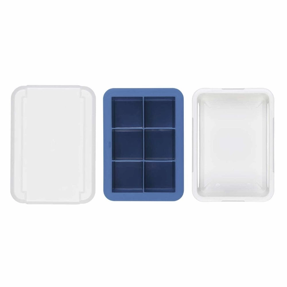 OXO Covered Silicone Ice Cube Tray - Large Cubes
