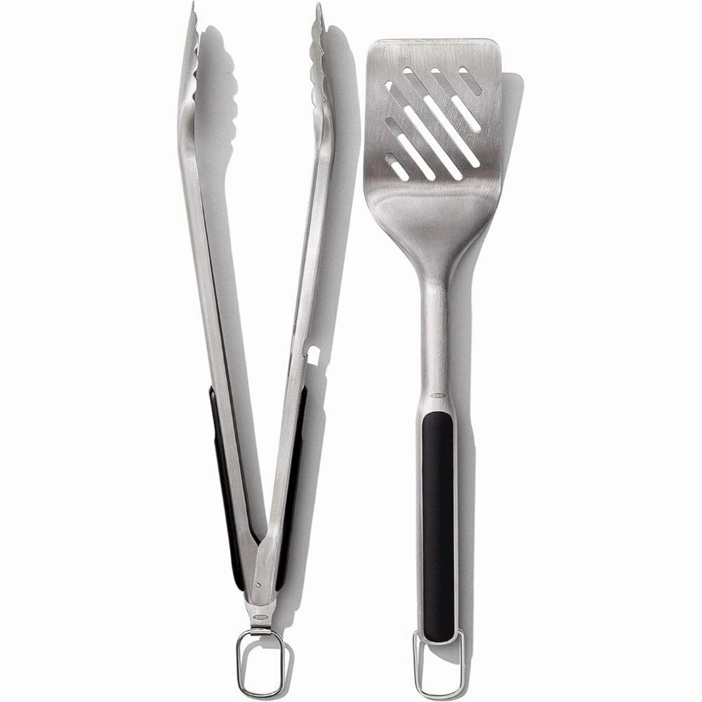 OXO Grilling Turner & Tong Set Kitchen Utensils & Gadgets,kitchen utensil set