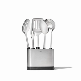OXO Prep & Serve Utensil Set 6 Piece Kitchen Utensils & Gadgets,kitchen utensil set