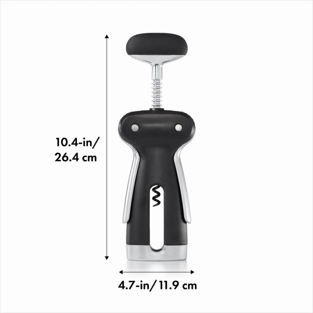 OXO Steel Winged Corkscrew With Removable Foil Cutter