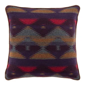 Painted Desert Wool Blend Euro Sham exotic cowhide rug, leather rug