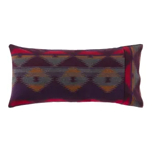 Painted Desert Wool Blend Lumbar Pillow exotic cowhide rug, leather rug