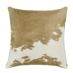 Palomino White Cowhide Pillow Cover storage cart, utility cart