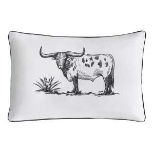 Paseo Ranch Western Longhorn Pillow storage cart, utility cart