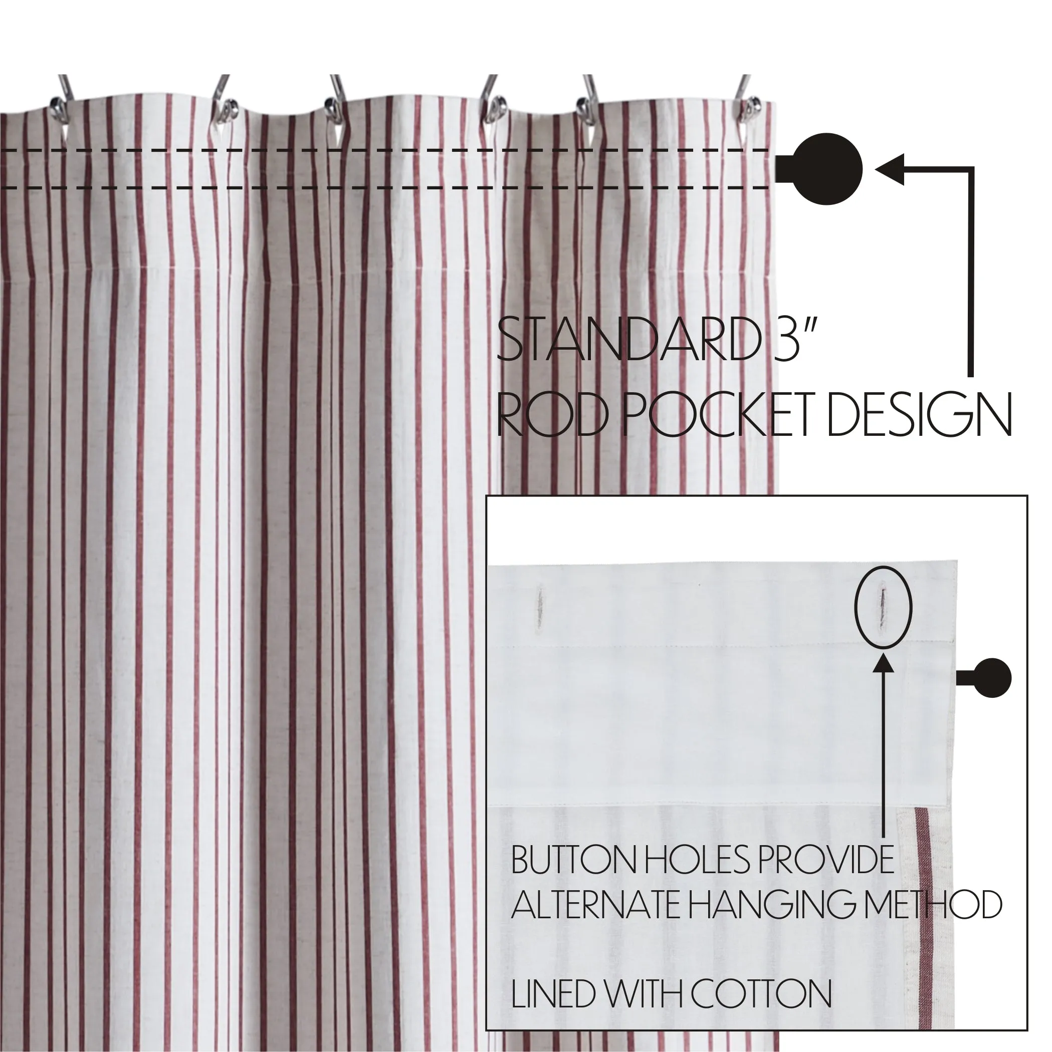 Patroitic Stars Shower Curtain