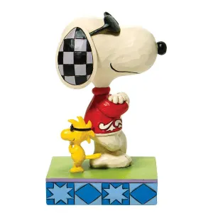 Peanuts by Jim Shore Joe Cool & Woodstock Back to Back Figurine Decorative Mirror,Home Decor Mirror
