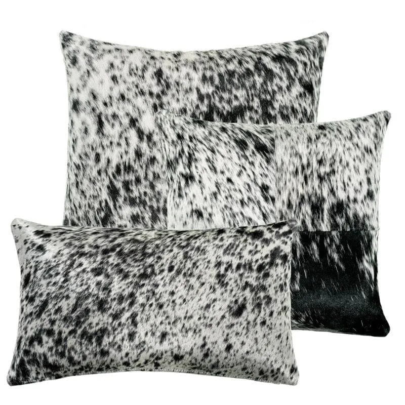 Peppered Cowhide Accent Pillow Covers