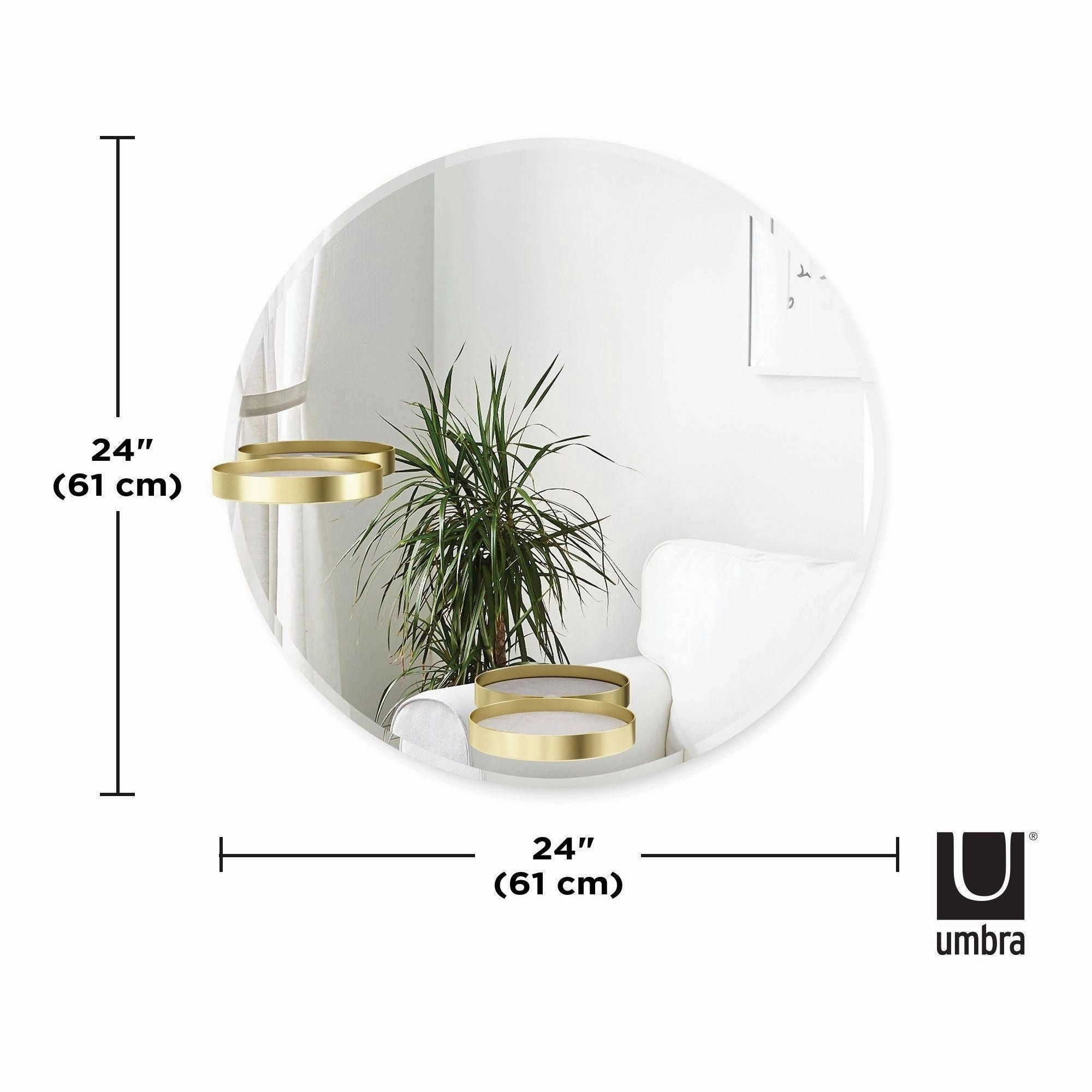 Perch 24" Wall Mirror