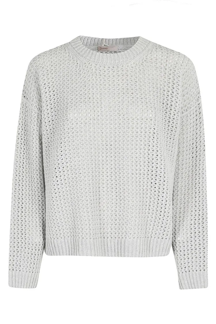 Perforated Wool Sweater