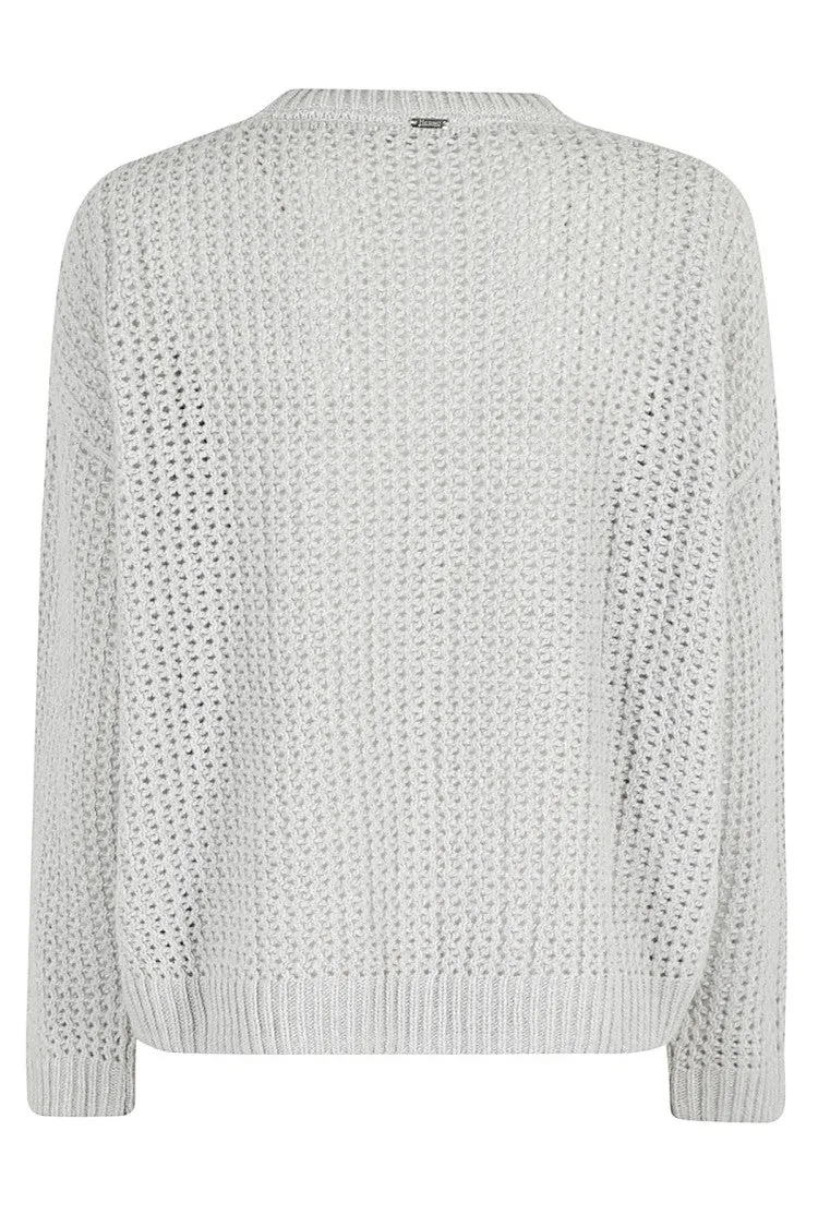 Perforated Wool Sweater