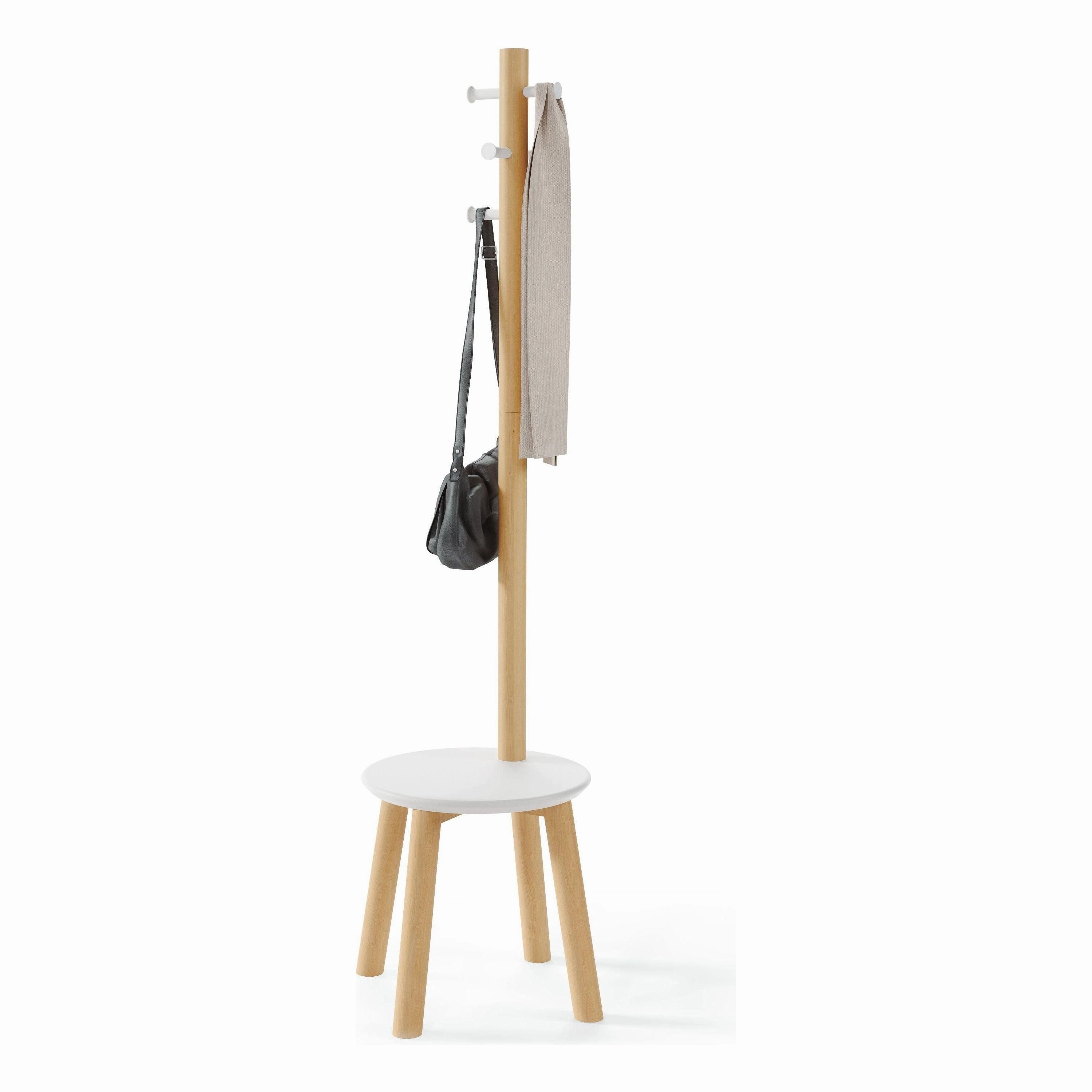 Pillar Stool and Coatrack Storage,home storage cabinet