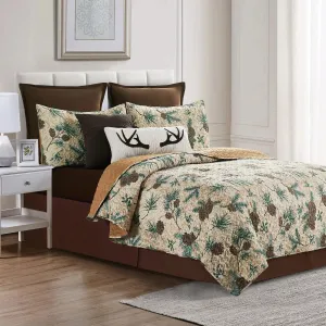 Pine Woods Quilt Set bedding set, comforter set
