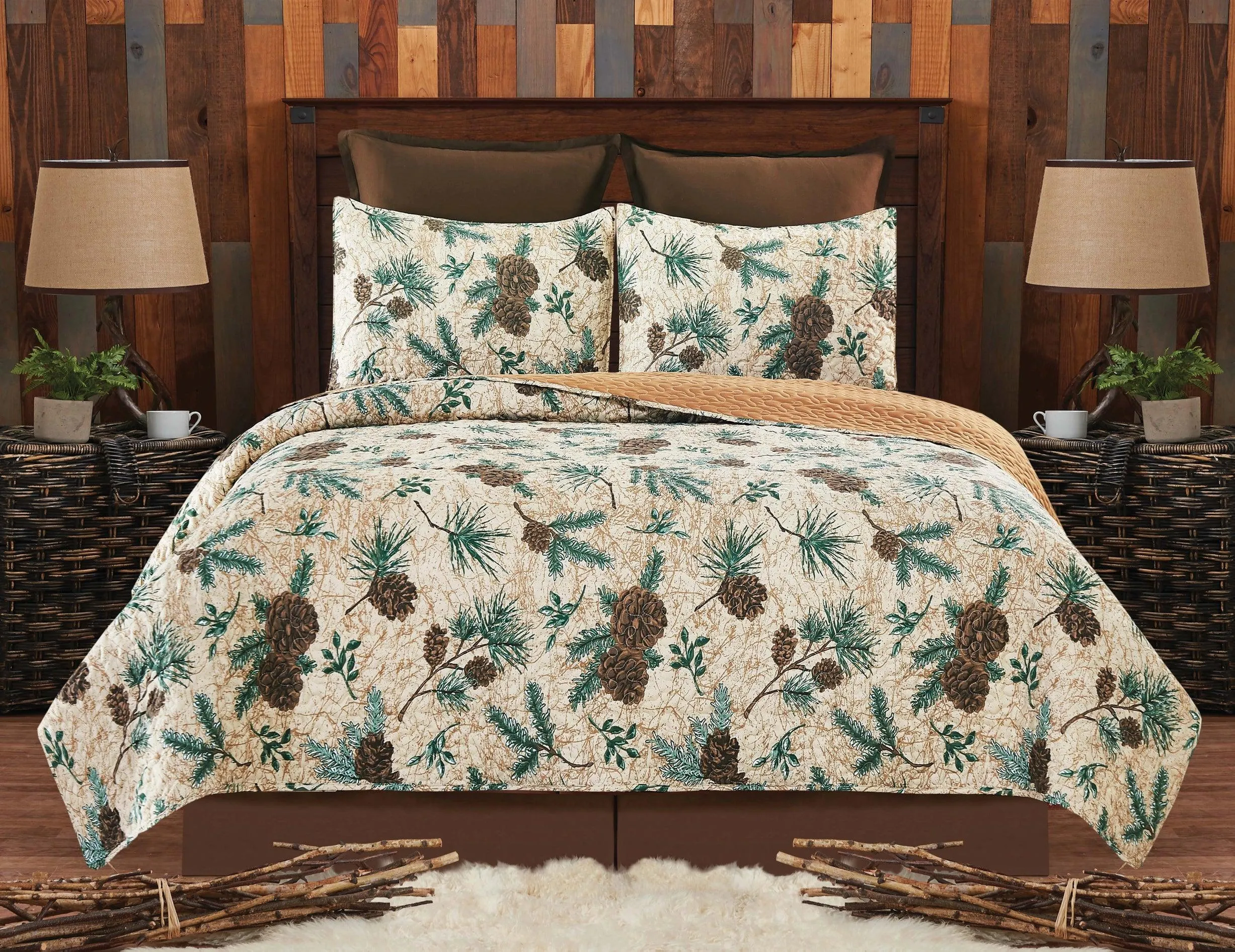 Pine Woods Quilt Set