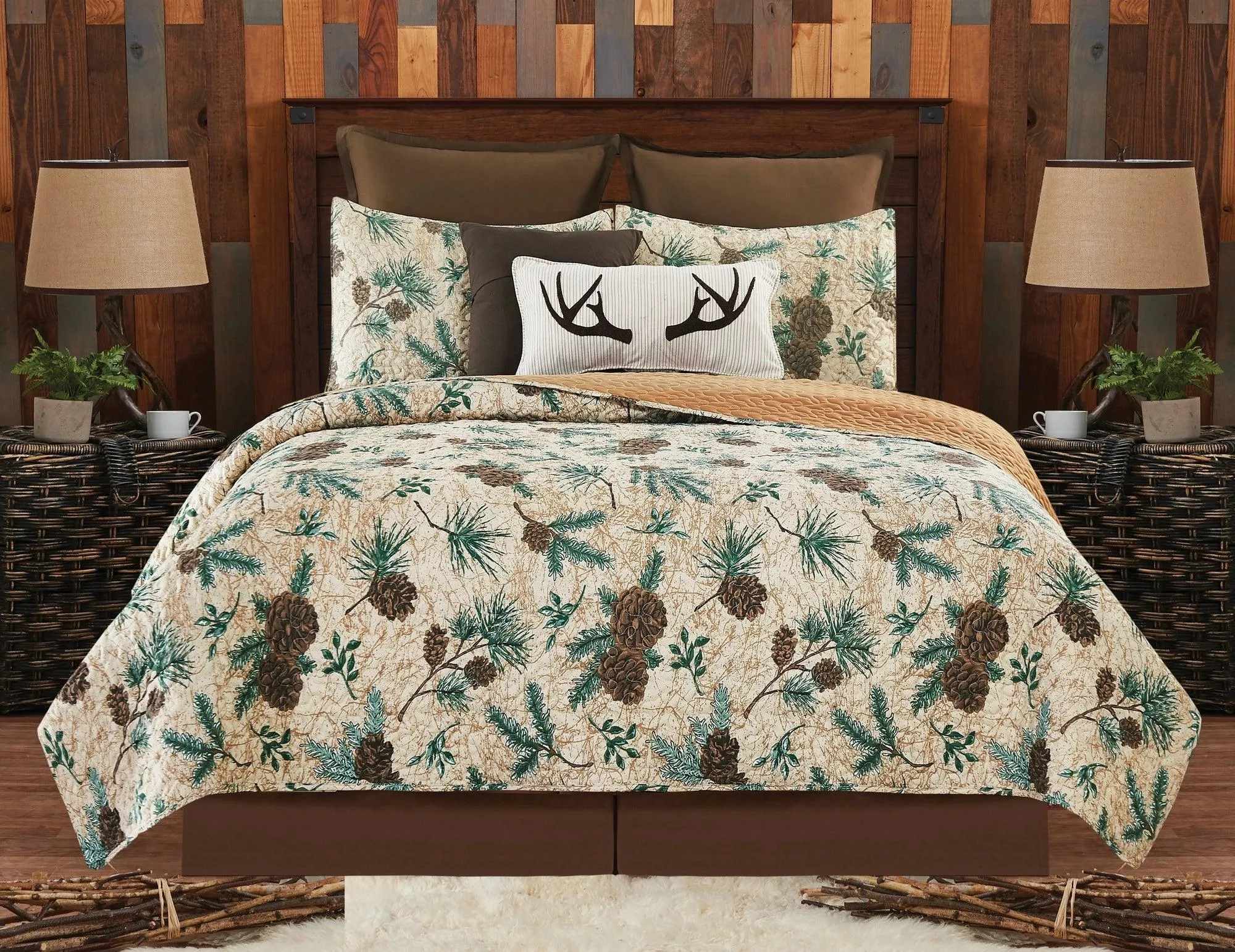 Pine Woods Quilt Set