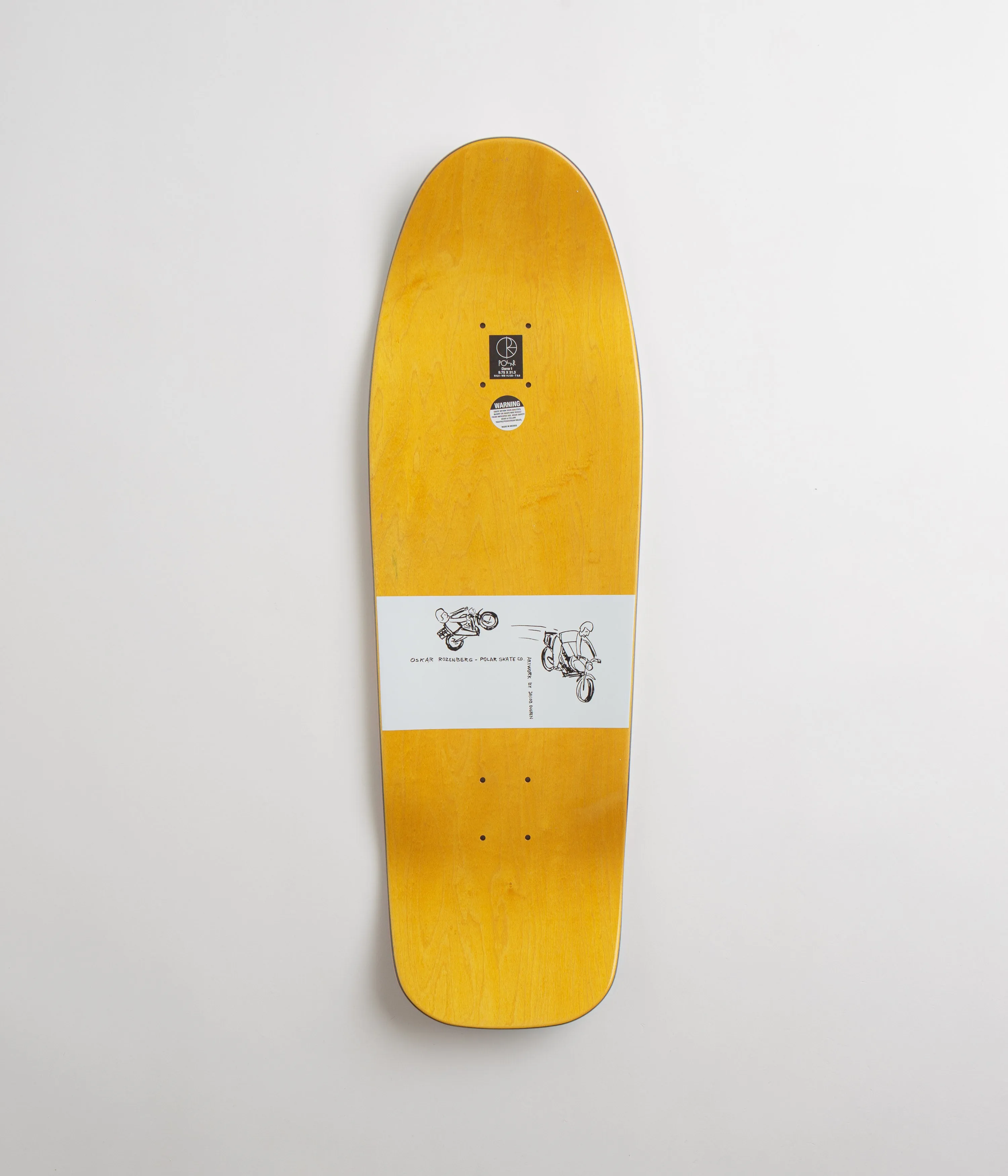 Polar Oskar Rozenberg West Harbour Dane 1 Shape Deck - 9.75" Polar Clothing