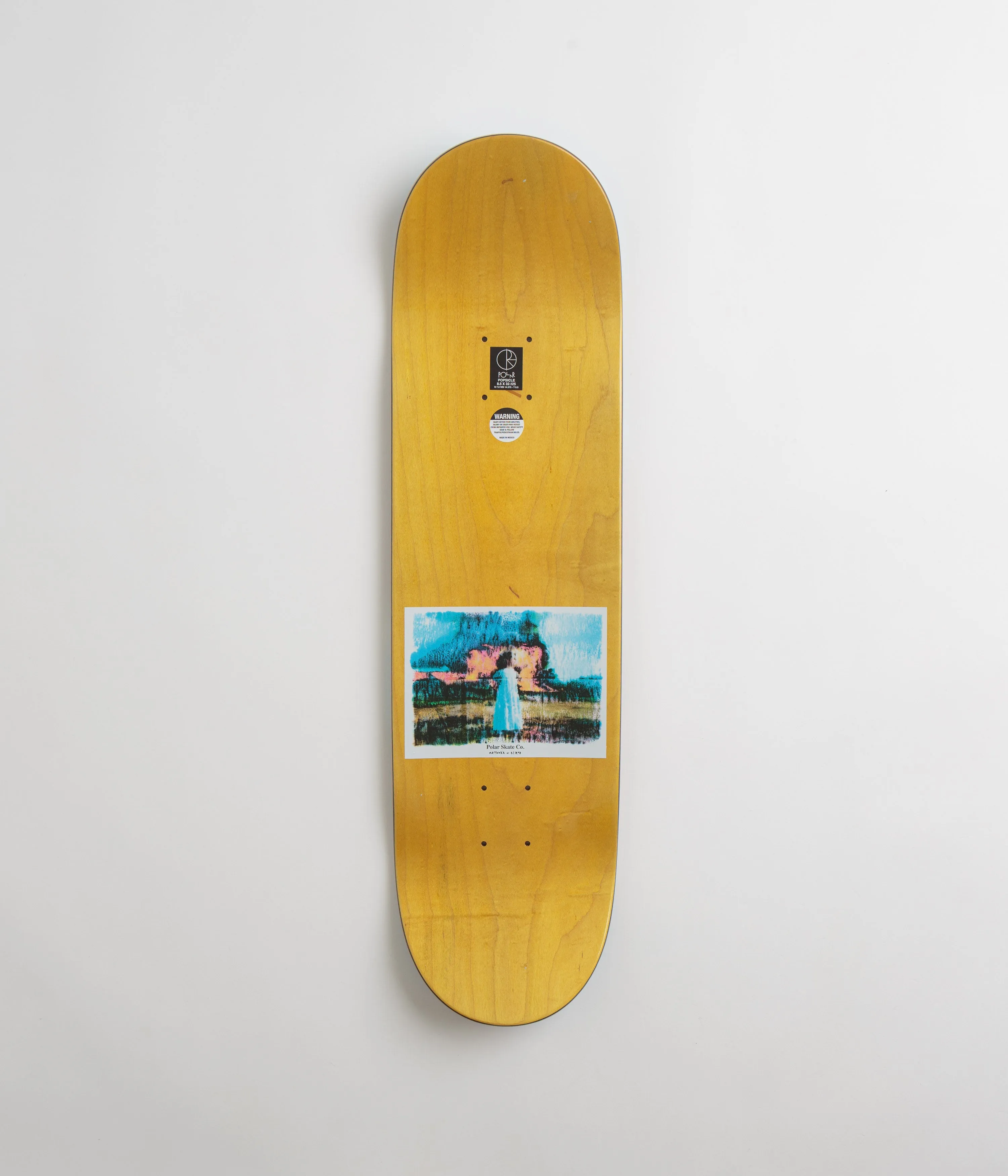 Polar Roman Gonzalez Burning World Deck - 8.5" Polar Clothing