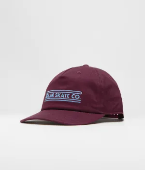 Polar Stretch Logo Twill Jake Cap - Dark Wine Polar Clothing