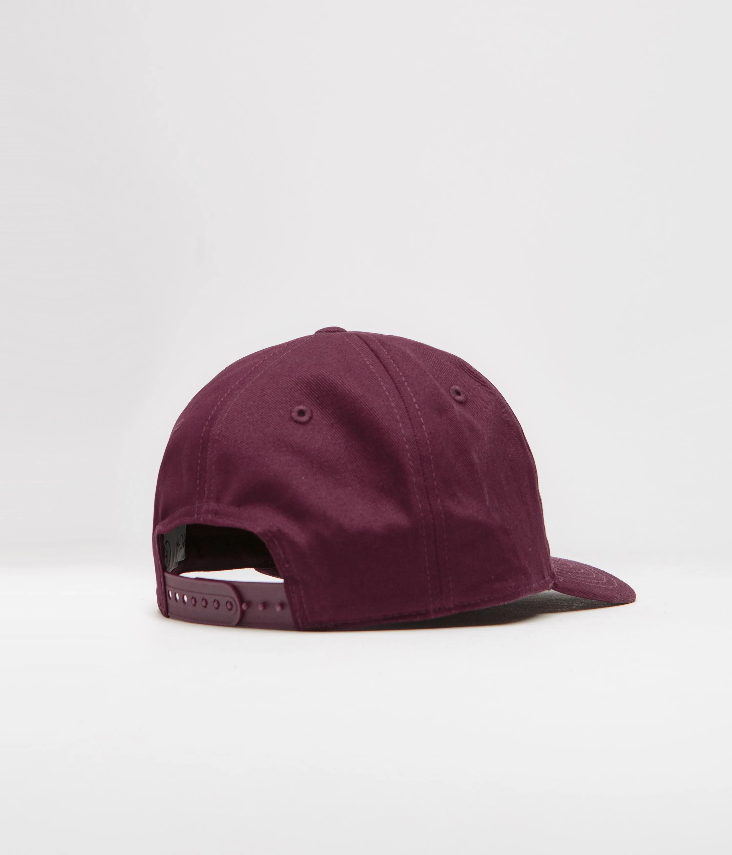 Polar Stretch Logo Twill Jake Cap - Dark Wine Polar Clothing