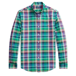 Polo Ralph Lauren Slim Fit Check Shirt Green / Purple Multi