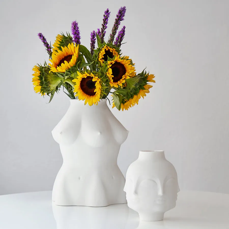 Porcelain Breast Sculpture Vase | Jonathan Adler Luciana