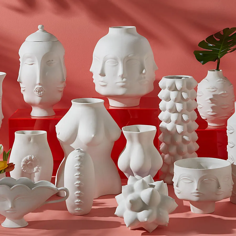 Porcelain Breast Sculpture Vase | Jonathan Adler Luciana