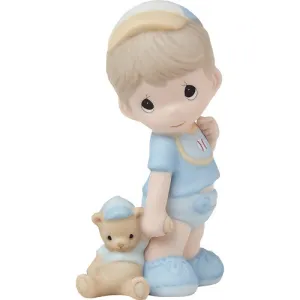 Precious Moments Baby Oh Boy! Standing Toddler Porcelain Figurine Decorative Mirror,Home Decor Mirror