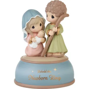 Precious Moments Behold The Newborn King Musical Decorative Mirror,Home Decor Mirror