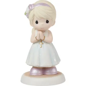 Precious Moments Blessings On Your First Communion Standing Blonde Girl Porcelain Figurine Decorative Mirror,Home Decor Mirror