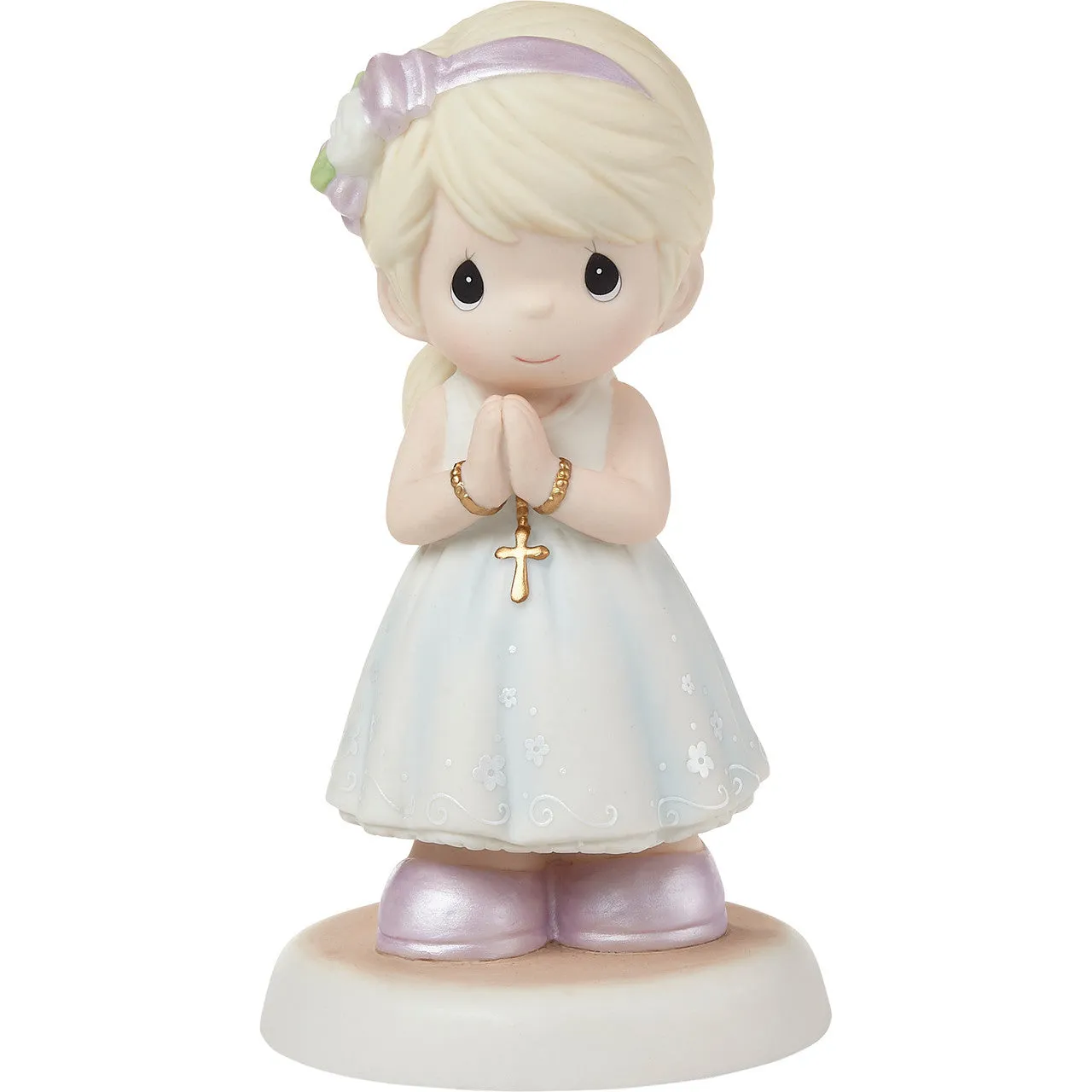 Precious Moments Blessings On Your First Communion Standing Blonde Girl Porcelain Figurine Decorative Mirror,Home Decor Mirror