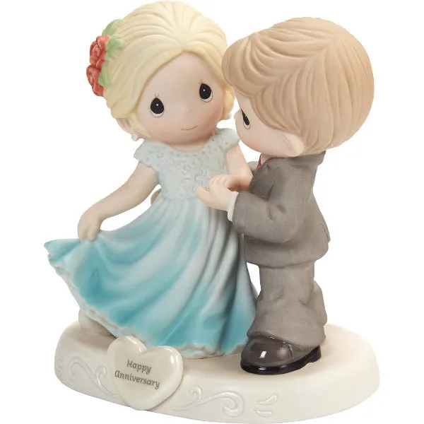 Precious Moments Couple Happy Anniversary Celebration Figurine You Make Life Beautiful Decorative Mirror,Home Decor Mirror