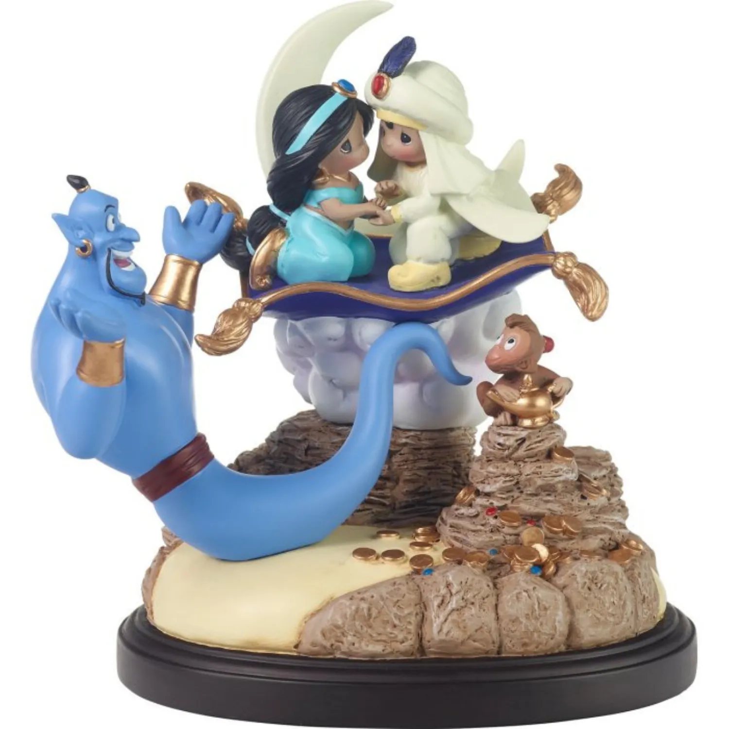 Precious Moments Disney Aladdin A World of Adventure Musical Figurine Decorative Mirror,Home Decor Mirror