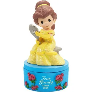 Precious Moments Disney Belle True Beauty Covered Box Decorative Mirror,Home Decor Mirror
