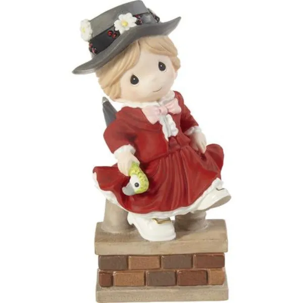 Precious Moments Disney I'm Over The Rooftops For You Mary Poppins Figurine Decorative Mirror,Home Decor Mirror