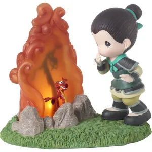 Precious Moments Disney Showcase Mulan Miracles Come In All Sizes LED Lighted Figurine Decorative Mirror,Home Decor Mirror