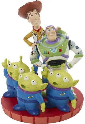 Precious Moments Disney Toy Story Woody Buzz and Martians Figurine Decorative Mirror,Home Decor Mirror