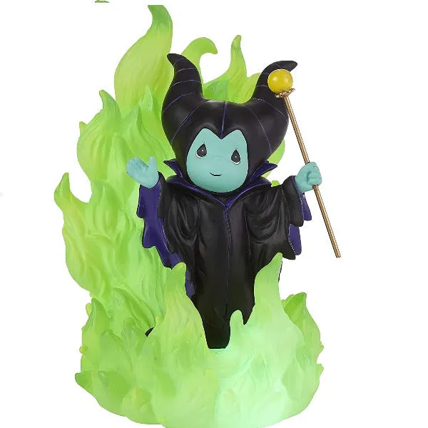 Precious Moments Disney Villains Maleficent You Get Me All Fired Up LED Resin Figurine Decorative Mirror,Home Decor Mirror