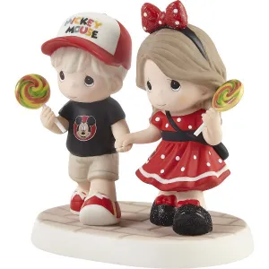 Precious Moments Disney You Make Every Day Magical Boy and Girl in Mickey and Minnie Outfits Decorative Mirror,Home Decor Mirror