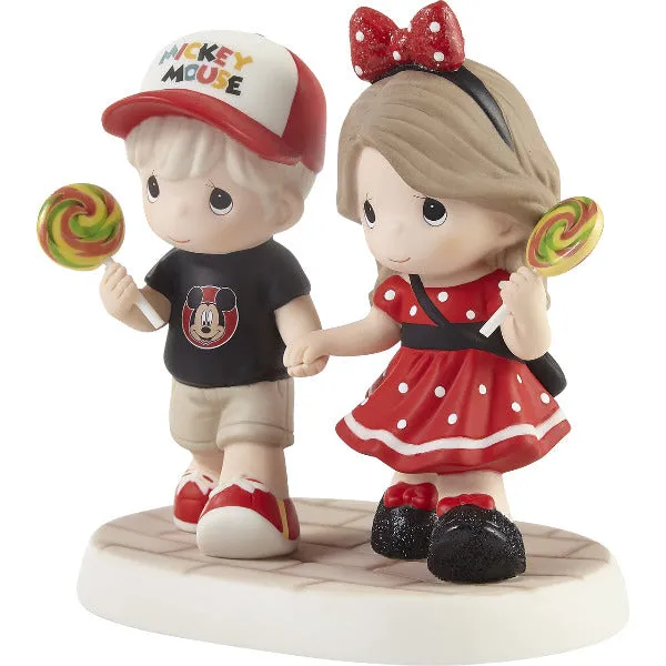 Precious Moments Disney You Make Every Day Magical Boy and Girl in Mickey and Minnie Outfits Decorative Mirror,Home Decor Mirror